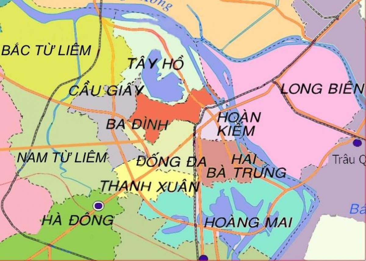 Kartta ha dong district hanoi