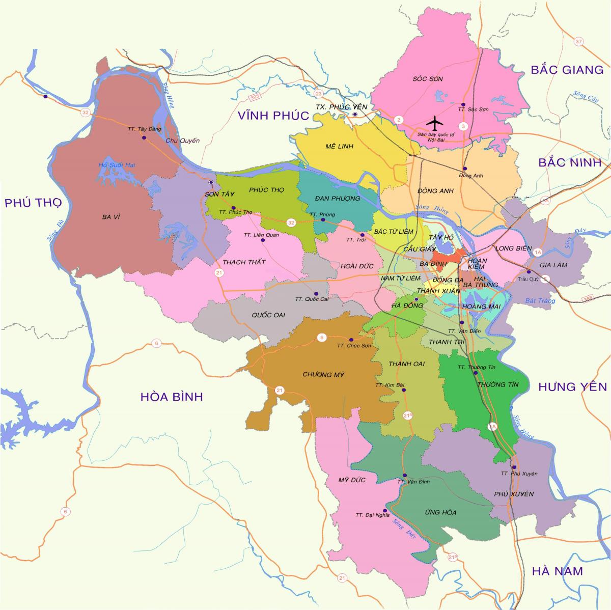Kartta hanoi district
