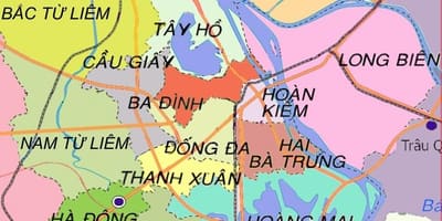 Kartta ha dong district hanoi