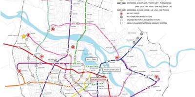 Kartta metro-hanoi